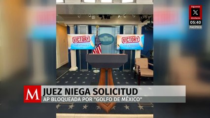 Juez respalda veto de Trump a la AP en sala de prensa por negarse a usar 'Golfo de América'