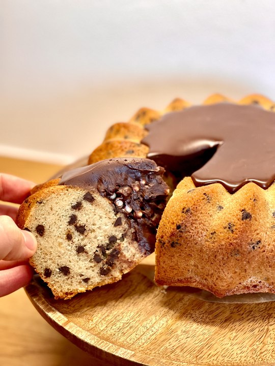 Tigré Géant : Financier Moelleux aux Pépites de Chocolat & Ganache | Recette Goûter Facile Gourmande