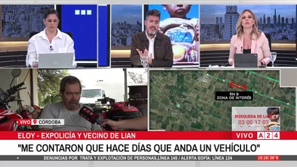 🚨 CASO LIAN: HABLÓ UN VECINO QUE VIO UN VEHÍCULO MERODEANDO VARIOS DÍAS