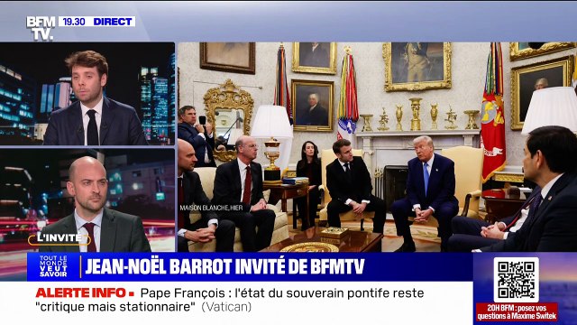 Rencontre entre Emmanuel Macron et Donald Trump: C'était un tournant , dans les négociations de paix en Ukraine, juge Jean-Noël Barrot