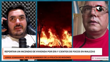 Reportan un incendio de vivienda por día y cientos de focos en malezas