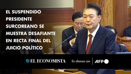 El suspendido presidente surcoreano se muestra desafiante en recta final del juicio político