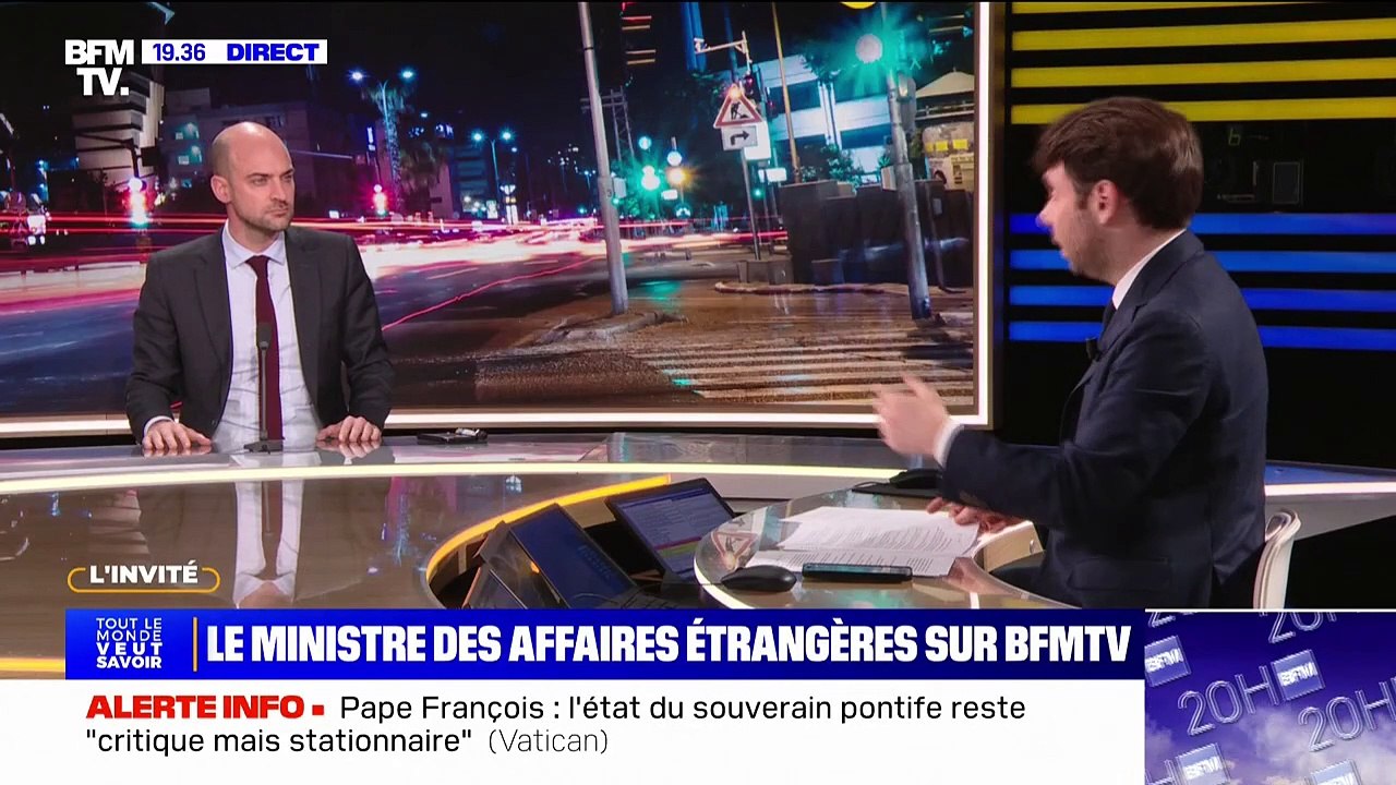 Jean-Noël Barrot: "Donald Trump est déterminé à obtenir une cessation durable des hostilités"