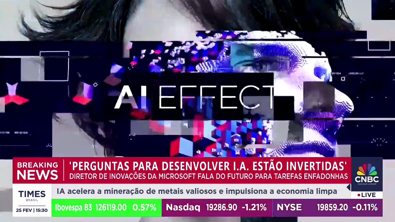 Perguntas para desenvolver IA estão invertidas, diz diretor da Microsoft | CNBC BREAKING