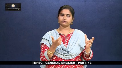 TNPSC  GROUP - II  GENERAL ENGLISH - PART - 13