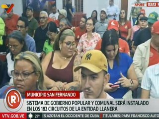 Sistema de Gobierno Popular se instalará en los 182 circuitos comunales de Apure