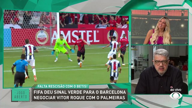 ‘É diferente, mas não virou’: Heverton analisa carreira de Vitor Roque, provável novo reforço do Palmeiras