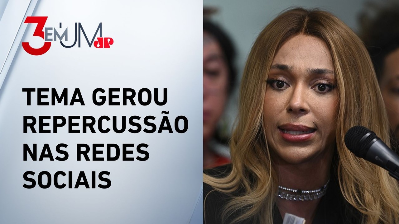 Erika Hilton protocola PEC contra escala 6x1 na Câmara dos Deputados