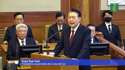 El suspendido presidente surcoreano se muestra desafiante en recta final del juicio político