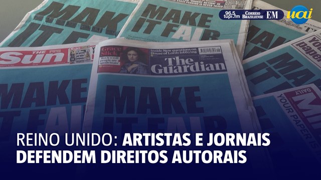 Artistas e jornais britânicos se mobilizam para defender direitos autorais frente à IA