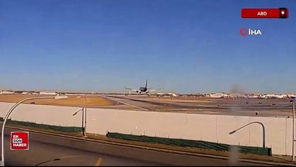 ABD’de yolcu uçağı piste izinsiz giren özel jete çarpmaktan kıl payı kurtuldu