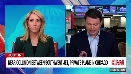 Video shows planes nearly collide at Chicago airport