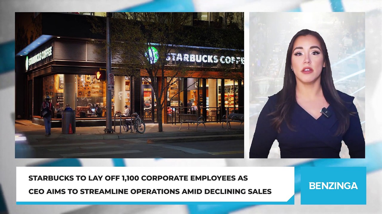 Starbucks to Lay Off 1,100 Corporate Employees as CEO Aims to Streamline Operations Amid Declining Sales