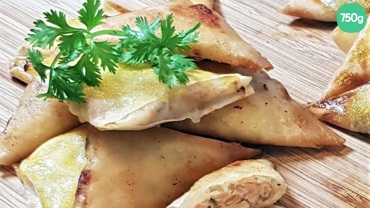 Samossa au saumon