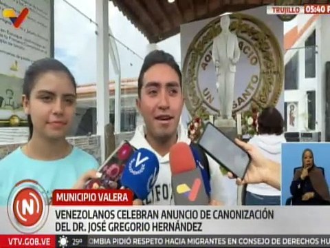 Devotos trujillanos festejan canonización del doctor José Gregorio Hernández