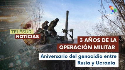 Se cumplen tres años desde que inició la operación militar en Rusia