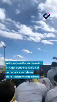 Aviones israelíes sobrevuelan Beirut