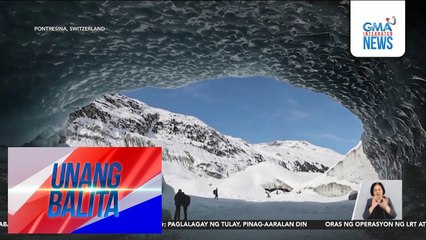 Mga hiker, namangha sa ganda ng pambihirang ice caves | Unang Balita