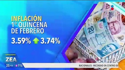 La inflación en México subió ligeramente en la primera quincena de febrero: INEGI