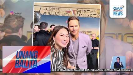 Lyn Ching, na-meet ang favorite niyang American actor na si Chris Pratt | Unang Balita