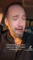 man crashing out over letter