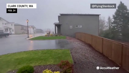 February thunderstorms rumble through the Pacific Northwest