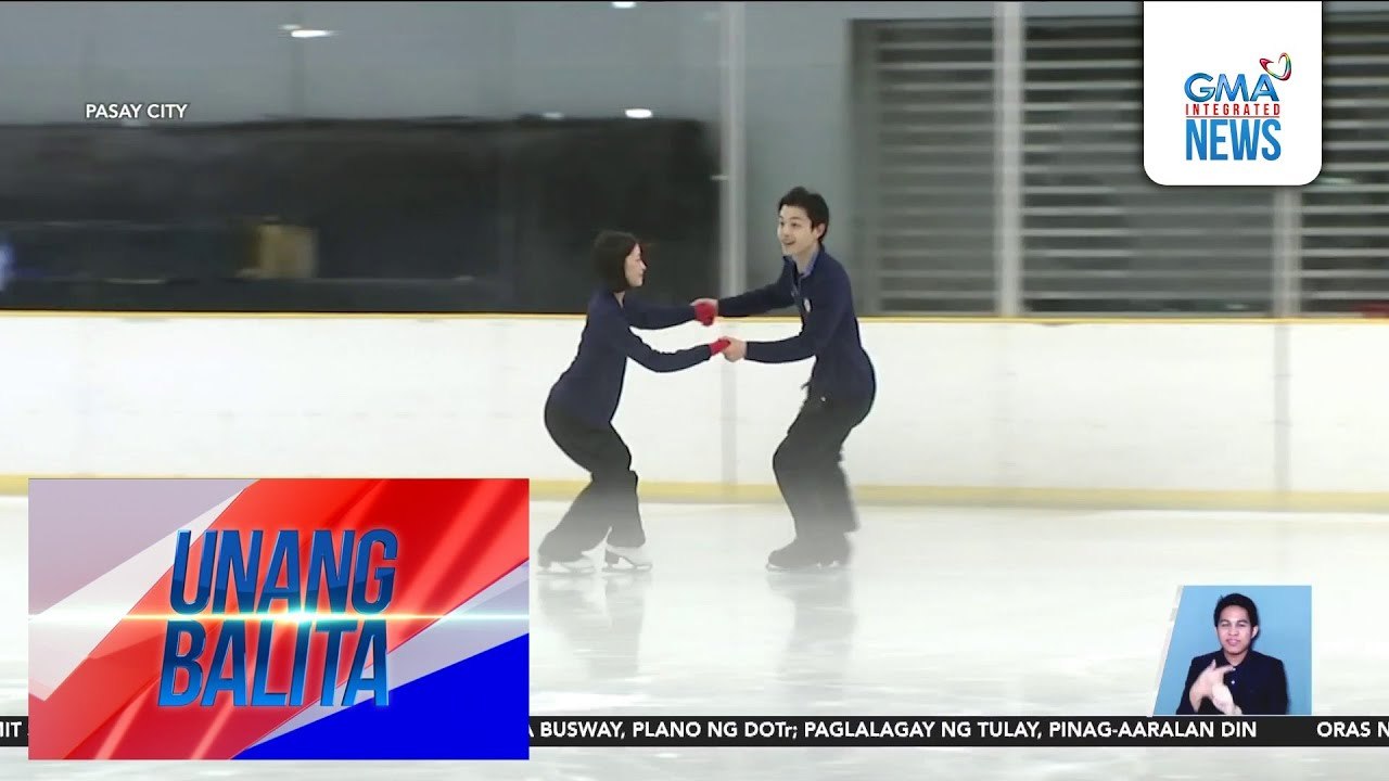 Magkapatid na olympic medalists at world champion sa figure-skating, nasa Pilipinas para mag-ice clinic | Unang Balita