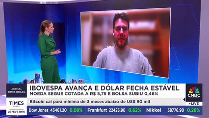 Ibovespa tem alta de 0,46% e dólar se mantém estável; dir. de renda variável da Faz Capital comenta