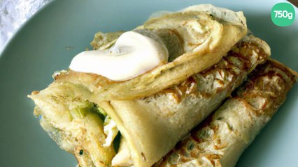 Crêpes au fromage blanc