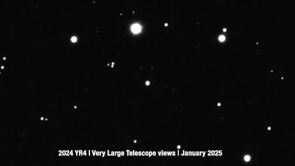 Asteroid 2024 YR4 seen by Very Large Telecope -- Impact chances have dropped!