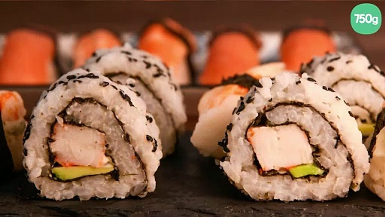Makis californiens surimi et avocat