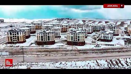 Ankara'da TOKİ sosyal konutları hak sahiplerine teslim ediliyor