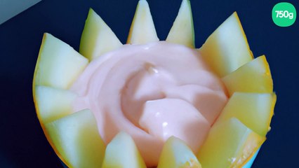 coupe de melon mayonnaise
