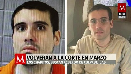 'Los Chapitos' volverán a la corte en marzo; buscan acuerdo de culpabilidad