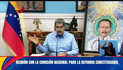 Jefe de Estado lidera reunión de trabajo con la Comisión Nacional para la Reforma Constitucional