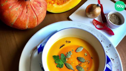 Soupe de potiron au cumin