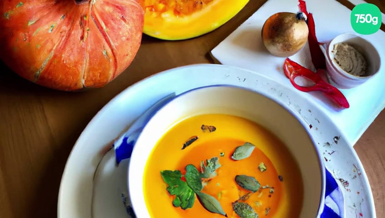 Soupe de potiron au cumin