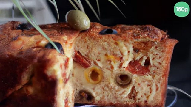Cake aux olives et chorizo