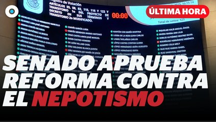Aprueban reforma contra reelección y nepotismo electoral I Reporte Indigo