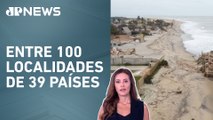 Sete cidades brasileiras podem ser inundadas pelo mar; Patrícia Costa analisa
