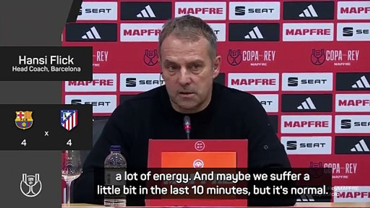 The fourth goal should not happen - Flick after Barca's Copa del Rey thriller