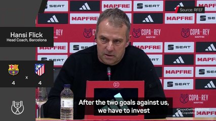 The fourth goal should not happen - Flick after Barca's Copa del Rey thriller