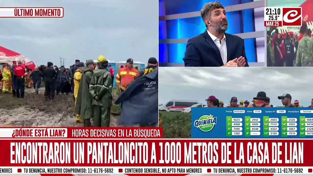 ¿Dónde está Lian?: horas decisivas en la búsqueda