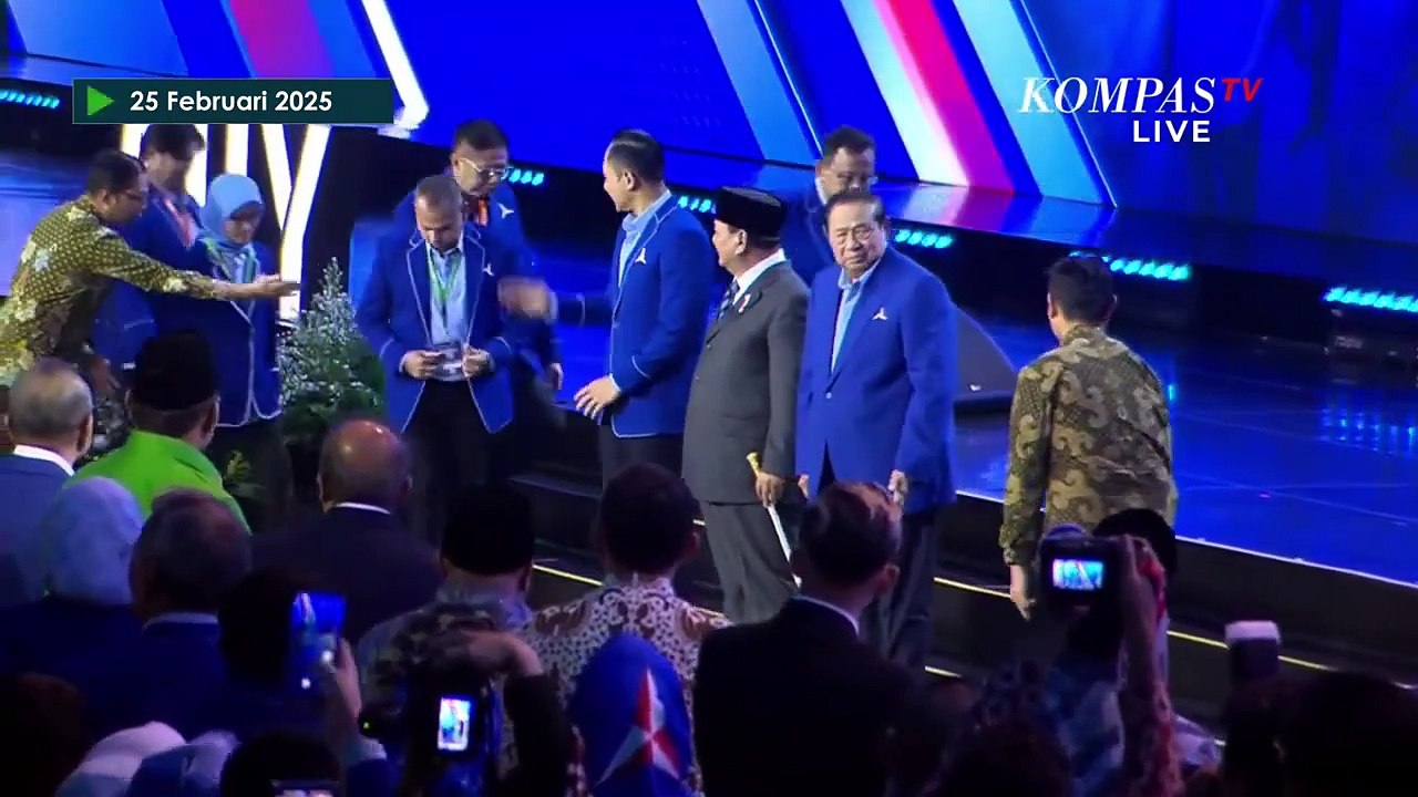 Penutupan Kongres Partai Demokrat, AHY Beri Ini untuk Presiden Prabowo Subianto