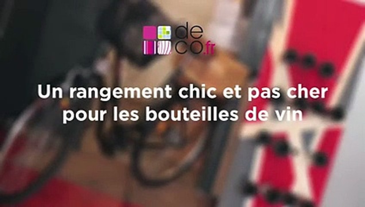 DIY : un rangement chic et pas cher pour les bouteilles de vin