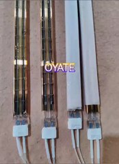 400mm 440v 1000w halogen heat lamp half gold infrared heating lamp for dryer