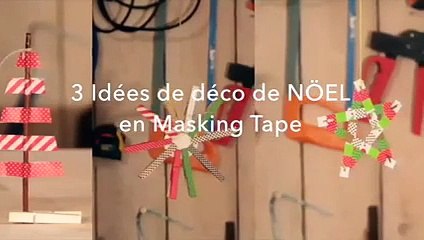 DIY : Idées de déco de sapin en masking tape – partie 2