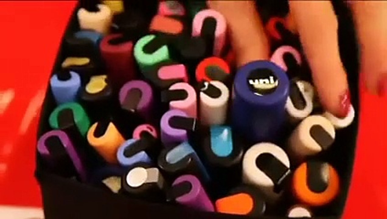 Relooker une assiette en ardoise avec des marqueurs Posca