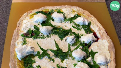 Pizza ricotta mascarpone