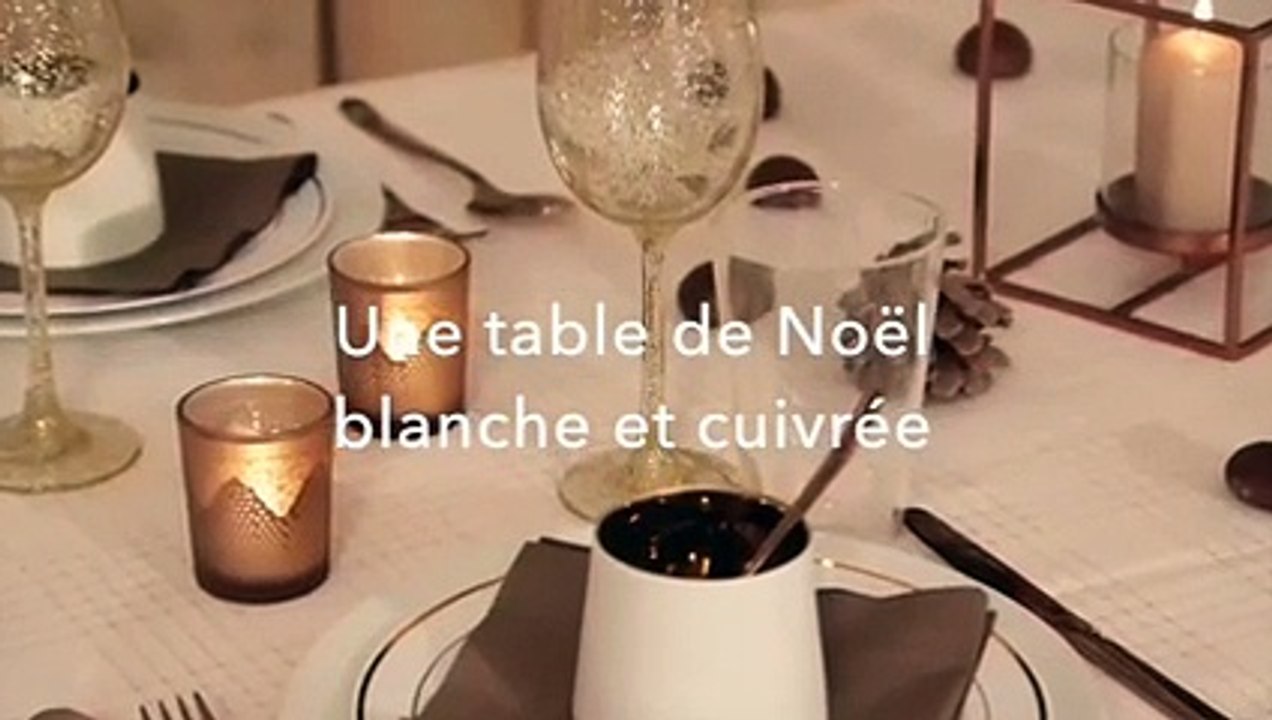 DIY : Déco de table : Ambiance déco de table cuivrée